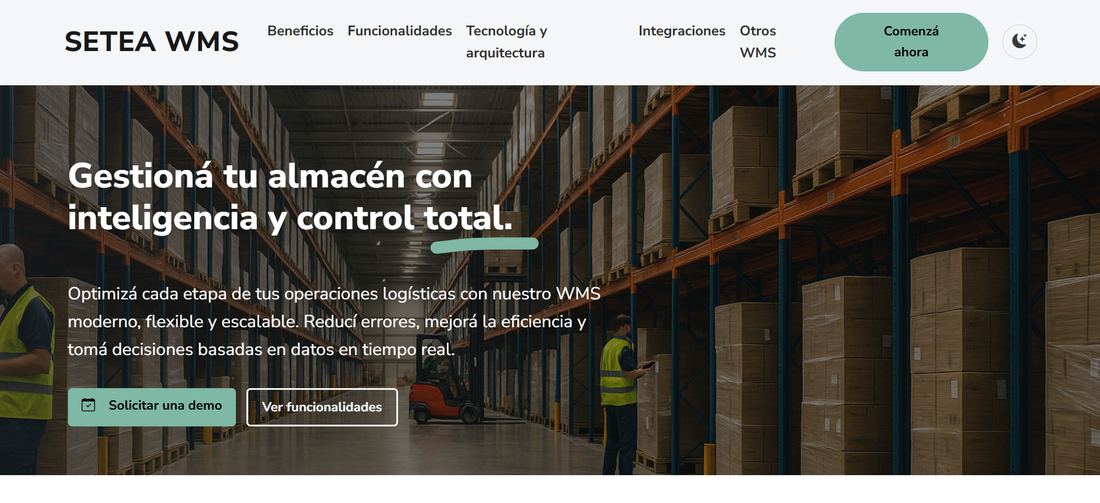 Setea WMS, plataforma de gestión de almacenes